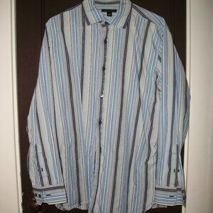 BANANA REPUBLIC Men's Long Sleeve Dress Shirt Size LARGE